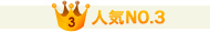 人気NO.3