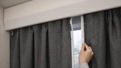 防音カーテンをより効果的に使いたいなら隙間ができない工夫を
