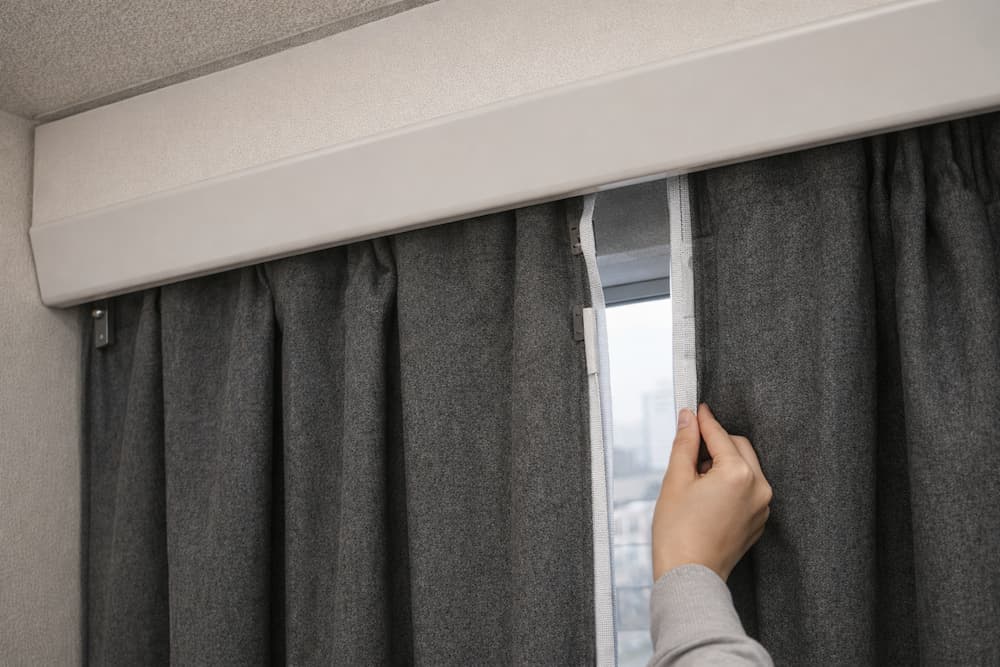 防音カーテンをより効果的に使いたいなら隙間ができない工夫を