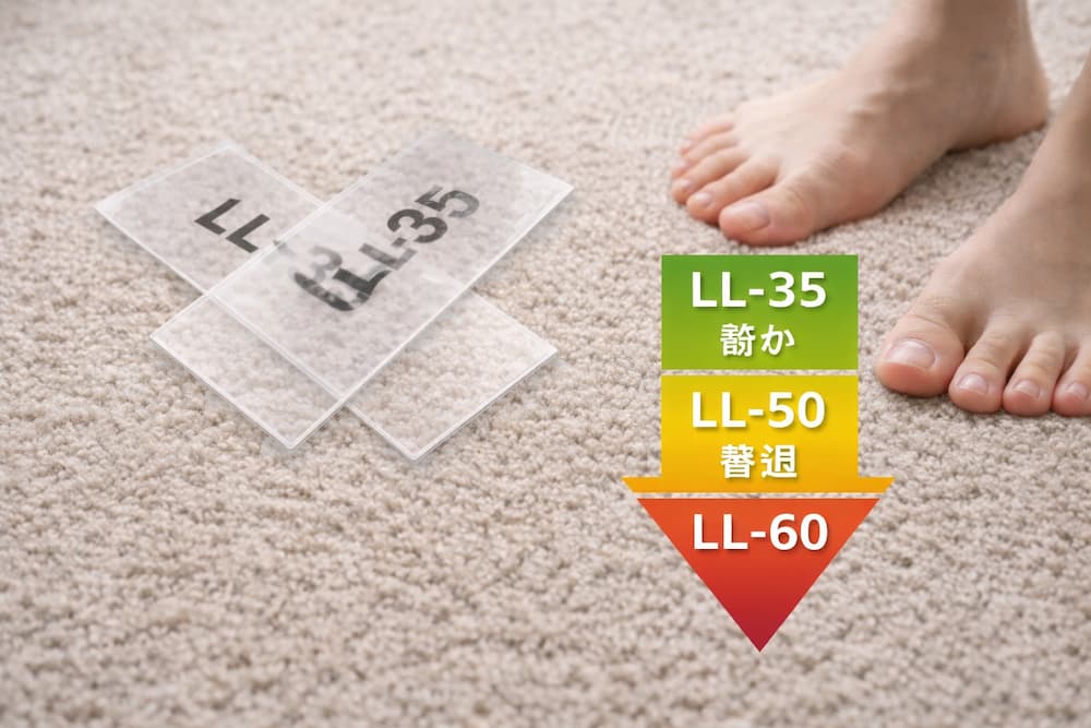 防音カーペットの遮音等級ってほんと？LL-35って効果あるの？