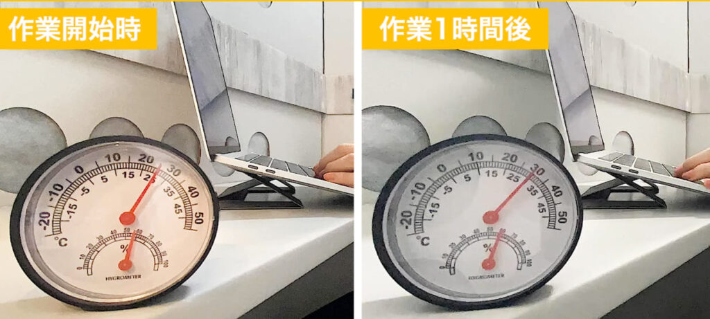 おてがるーむ 温度計測