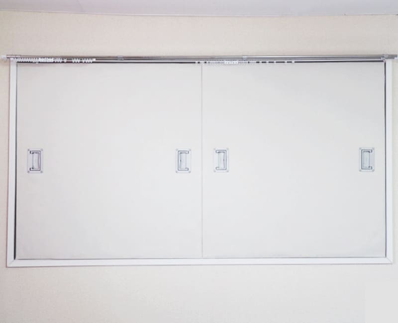 窓用ワンタッチ防音ボードの設置イメージ