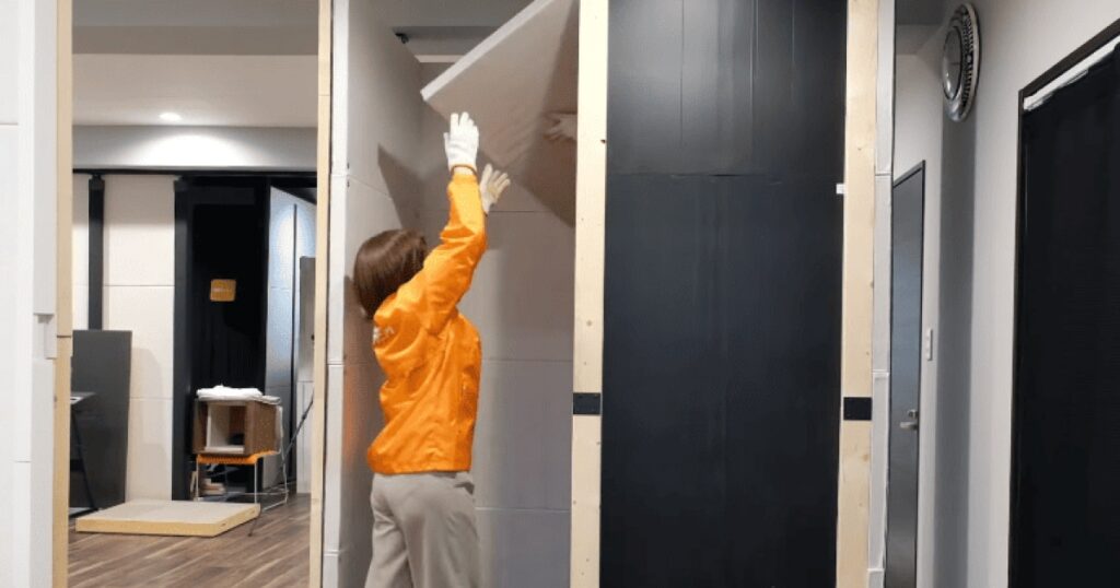 【小部屋】天井をのせる