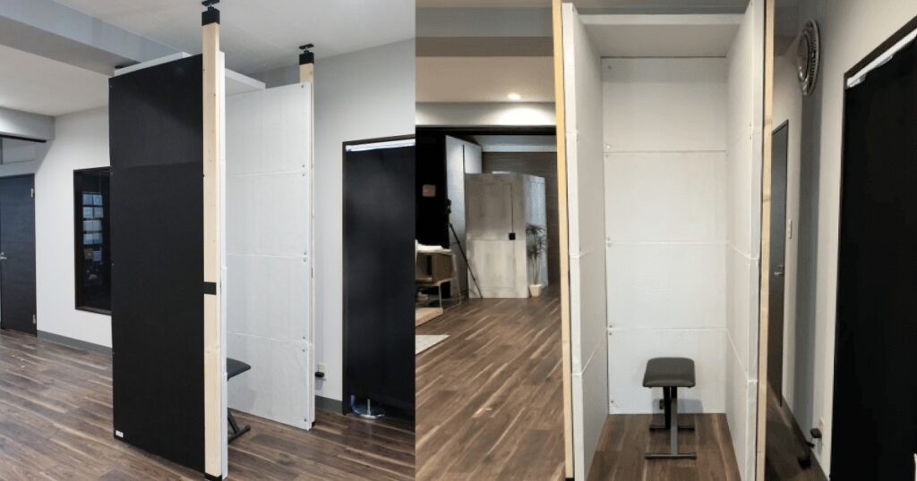 コの字タイプブース完成