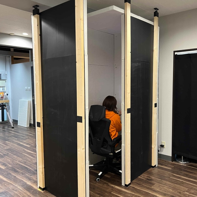 小部屋タイプブース完成